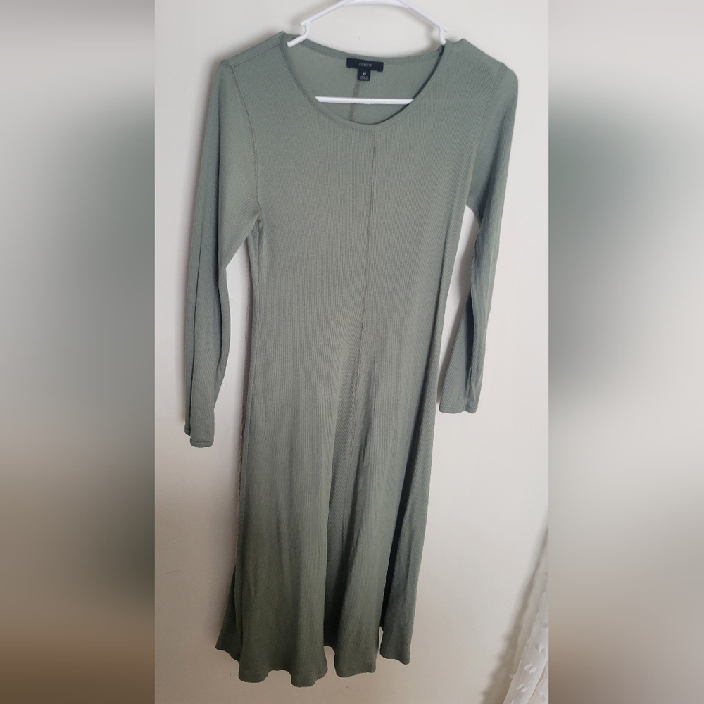 J. Crew Medium Maxi Dress Long Sleeve